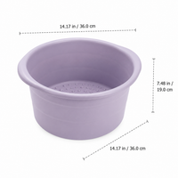Deep Soak Tub Foot Soaking Tub, Pedicure Foot Spa with Massage Rollers, 27.5cm x 19cm Basin for Relaxation, Home Care