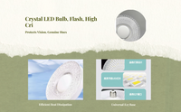 E27 base energy-saving bulb