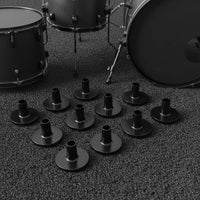 8 Pieces Cymbal Sleeve Replacement Part Plastic Cymbal Base Percussion Accessories Anti-Wear Long-Lasting for Drummers