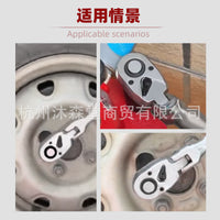Mini 72-Tooth Folding Reversible Ratchet Wrench with Extension Bar