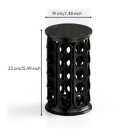 Compact Size Pod Carousel Stand Coffee Capsule Storage Rack Open Slots