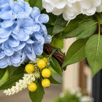 Artificial Flower Wreath Layered Leaves Floral Wreath Decorative for Home