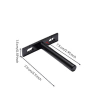 T-Shaped discreet Shelf Bracket, discreet suspended Wall Mount, sturdy Metal Support for Home Decor, Kitchen, Closet