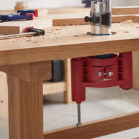Quick-Adjust Router Lift Base Adjustable Router Lift Rust-Resistant Tool Non-Slip for Woodworkers, Carpenters, DIYers, Workshop