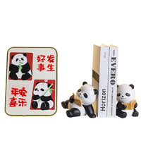 Cute Panda Bookends - Doctor Panda Design