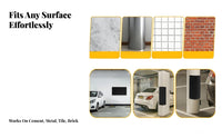 2 Pieces Shock Absorbent Garage Wall Bumper Pad Flexible Garage Wall Protector Cuttable for Parking Lot, Warehouse, Basement