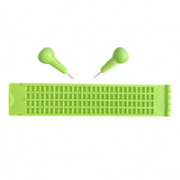 Portable Braille Writing Board Compact Braille Writing Slate Lightweight Tool Reusable for Classroom