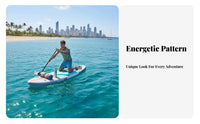 Inflatable Upright Paddleboard Non-Slip Deck Inflatable Stand-up Paddleboard Board Upright Paddleboard Set Long-Lasting All