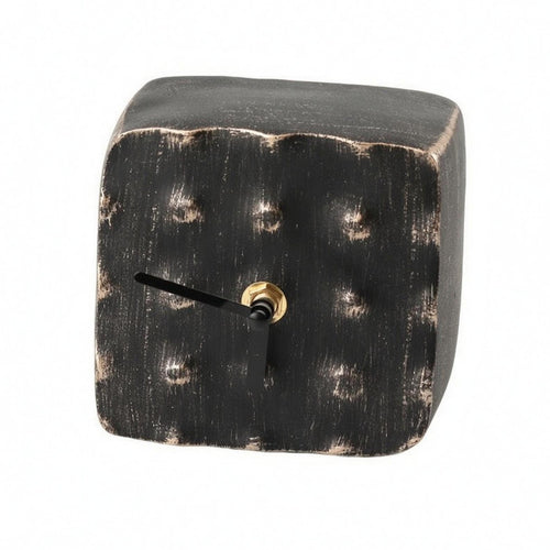 Resin Clock Ornament Speckled Home Decor Rustic Charm