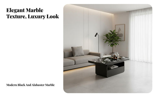 2 Pieces Luxury Design Sofa Side Table Set Space Saving High-Low Coffee Table Set Easy to Clean Living Room Furniture Scratch Resistant for Apartment Dwellers, Homeowners, Interior Designers, Small Areas, Lounge Area, Home