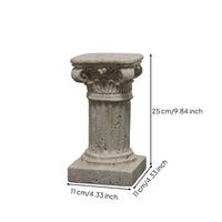 Roman Column with Base Fluted Roman Column Decorative for Mantel