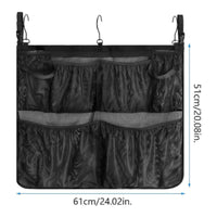 Pool Hanging Storage Bag Foldable Poolside Organizer Lightweight for Beach