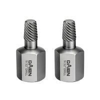 2 Pieces Extractor with Spiral Tip Long-Lasting Spiral Screw Extractor