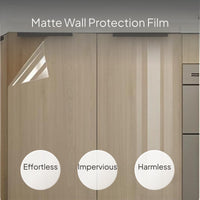 Removable Matte Waterproof Wall Protection Film, Transparent