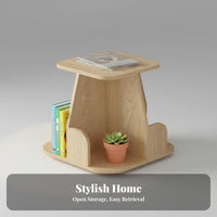 Rotating Bookshelf 360-Degree Rotation Rotating Bookshelf Multi-Tier Multi-Tier