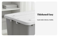 Wheeled Storage Chest With casters Organizer Box sturdyDuty for Families, Parents