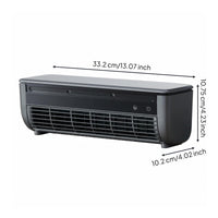 Mist Cooling Fan Rechargeable Battery Cordless Wall Fan 3 Speeds for Dormitory