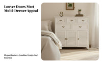 3-Drawer Rustic End Table Vintage Design Bedroom Furniture Multifunctional Space-Saving for Apartment Dwellers, Hallway