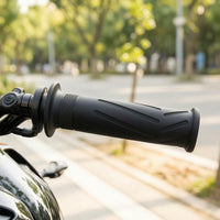 Motorcycle Handlebar Grips Black Motorcycle Handlebar Grip Comfortable for Motorcyclists