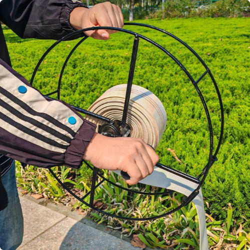 Manual Water Hose Reel Thickened Frame Fire Hose Reel Heavy Duty