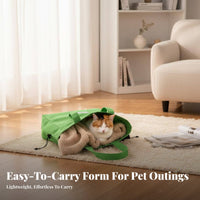 Lightweight Canvas Cat Shoulder Bag Adjustable Straps Legs out Pet Carrier Breathable Cat Carrier Tote Bag Sturdy Material for Small Dog Owners, Travel, Walking, Outdoor, Vet Visits