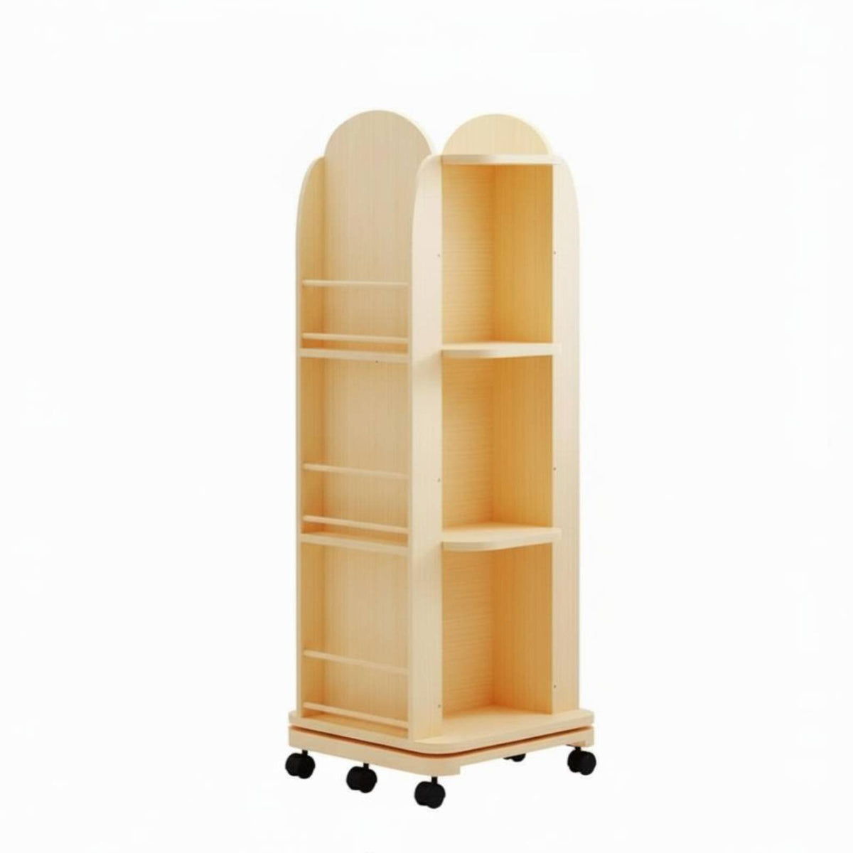 Mobile Rotating Book Rotating Book standDegree Rotation children's Book Storage Unit Multi-Functional Space-Saving for Children