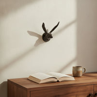 Rabbit Head Wall Hook Decorative Rabbit Wall Hook Farmhouse for Bathroom