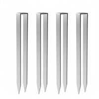 4 Pieces Garden Arch Anchor U-Shaped Ground Stake Reusable Tent Peg for Gardeners, Campers, Camping, Outdoor, Playground