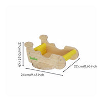 Boredom Reliever Chinchilla Airplane Swing Sturdy and Stable Hanging Enclosure Toy for Chinchillas