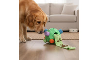 Slow Feeder Interactive Dog Food Ball Sturdy Rubber Snuffle Ball Toy for Dogs