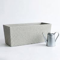 Raised Garden Bed Planter Box Outdoor, Rectangular Planter Box for Home Gardening, Breathable & Corrosion Resistant, Sheep White