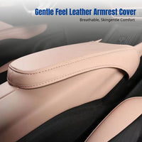 Leather Armrest Box Cover for Seagull, Car-Specific, Snug Fit, Anti-Wear, Breathable, Easy to Clean, Multiple Color Options