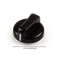 Gas Cooktop Knob Replacement Cooktop Control Knob Appliance Part Universal 8mm Hardware Lever-Style for Kitchen