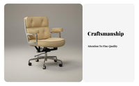 Upholstered Rolling Armchair Wheeled Base Tufted Rolling Armchair for Designers