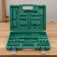Socket Wrench Case Blow-Molded Empty Tool Box Heavy-Duty for Workshop, DIYers