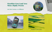 Land Area Measuring Instrument, High Accuracy Handheld Global Positioning Survey Equipment, Multifunctional Measurement, Instant Navigation, Large LCD Screen