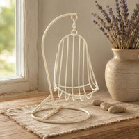 Miniature Swing Chair Freestanding Wire Hanging Chair Exposed-frameFrame