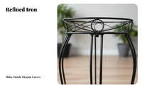 Wrought Iron Plant Rack Elegant Lines Wrought Iron Plant Stand Nordic Design