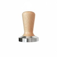 Coffee Tamper 3-in-1 Espresso Stand Organizer Holder Walnut Steel Weighted Platform Suitable for Home Coffee Barista Office Use