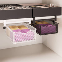 Hanging Pullout Basket Space Saving Pull-out Under Shelf Basket for Kitchen