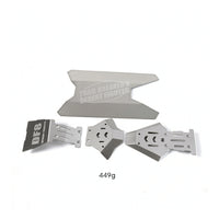 Underside Guard Plate Assembly Chassis Skid Plate Easy to Install RC Car Accessory for Drivers