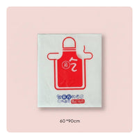 Transparent Plastic Apron Long-Lasting Disposable Plastic Apron Single-Use
