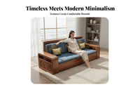 Couch with Storage Drawers Modern Oriental Design Sofa Set all-season Use Living Room Furniture for Apartment Dwellers, Families, Small areas, Office