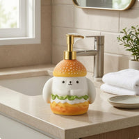 Dog-Shaped Lotion Bottle Rounded Shower Gel Bottle Pump