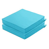 Outdoor Waterproof Seat Cushion for Garden Patio Chairs, High-Resilience Sponge, Soft Pad