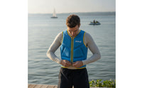 Slim Buoyancy Vest with Front Zipper Slimline Non-Inflatable Buoyancy Vest Portable Sleeveless for Swimming