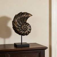 Spiral Marine Ornament Statue Minimalist Look Table Ornament Smooth Surface House Decoration for Entryway