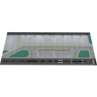Airport Layout Mat with Landing Strip Realistic Airport Display Base Large Board for Aviation Diorama
