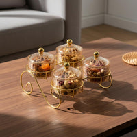 Decorative Candy Nut Serving Tray Elegant Design for Parties, Holidays