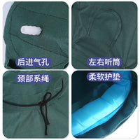 防护面罩防尘帽子工业粉尘头罩打砂帽喷砂油漆喷漆帽打磨灰尘护脸